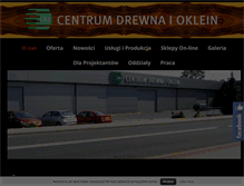 Tablet Screenshot of centrumdrewnaioklein.pl